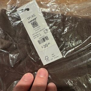 Garage Dark Brown Terry Shorts